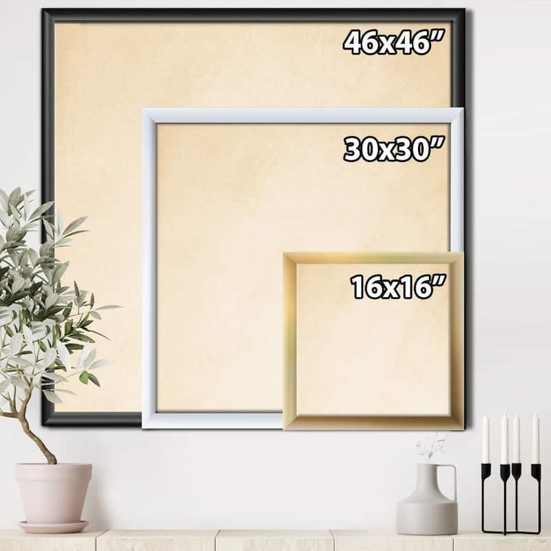 Designart "Farmhouse Horse" Modern Farmhouse Framed Art Print