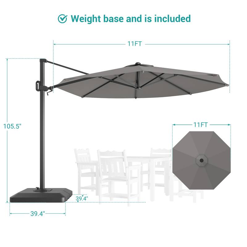 Sonkuki Outdoor 10FT Patio umbrella for Garden