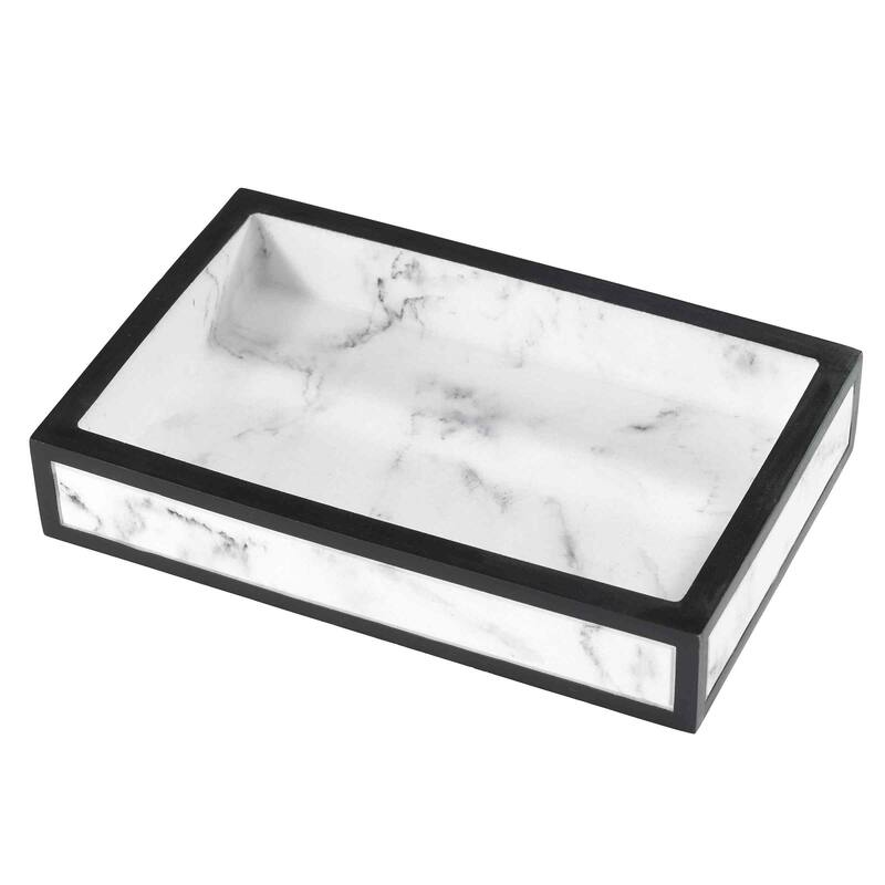 Avanti Linens Jasper Soap Dish - White - Soap Dish