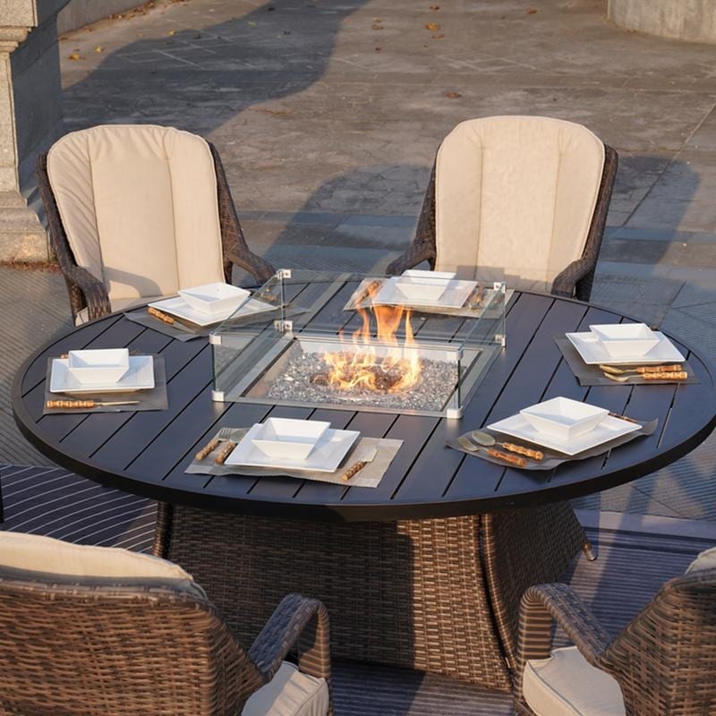 Direct wicker fire pit table sales