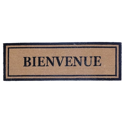 IH Casa Decor Coir Door Mat Bienvenue 16 X 48
