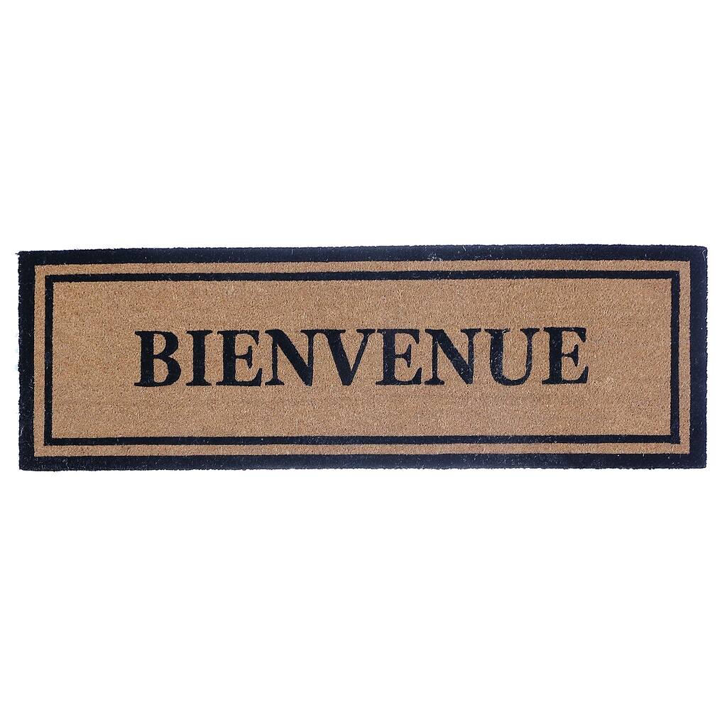 IH Casa Decor Coir Door Mat Bienvenue 16 X 48