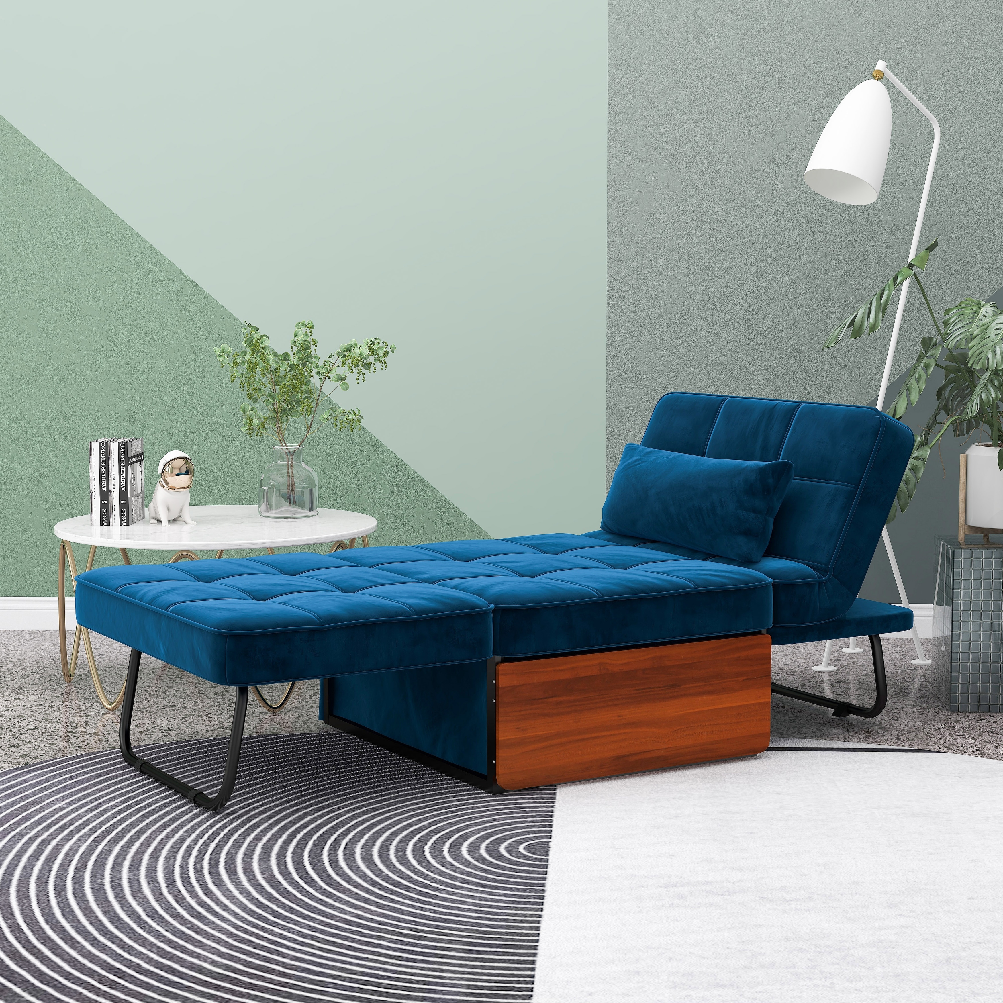 Blue Cocktail Ottoman Bed Bath Beyond