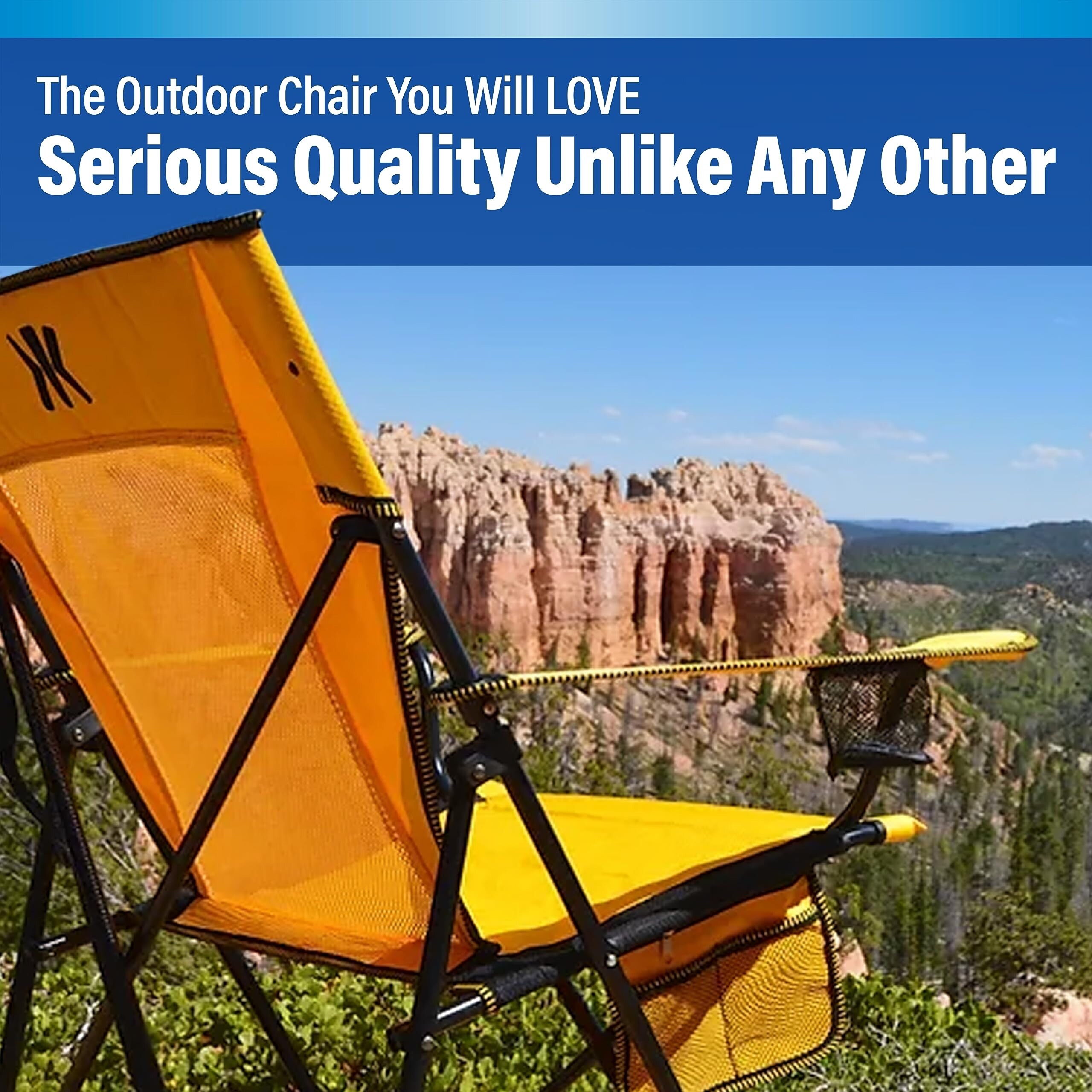 Dual Lock Camping Chair,Folding Beach Chair High Back Lightweight