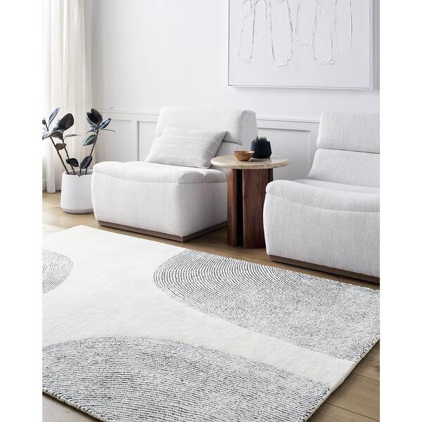 slide 2 of 7, Livabliss Carolena Modern & Contemporary Stripe Area Rug 2' x 3'