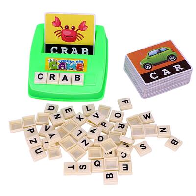English Spelling Alphabet Letter Game Early Learning Educational Toy Kids