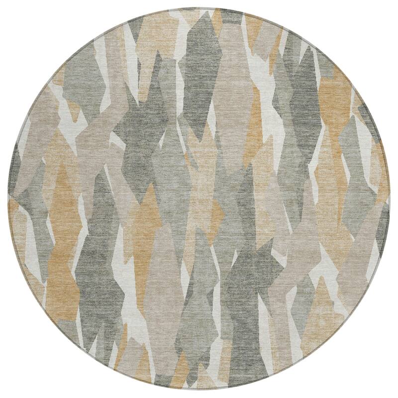Machine Washable Indoor/ Outdoor Contemporary Dylan Chantille Rug