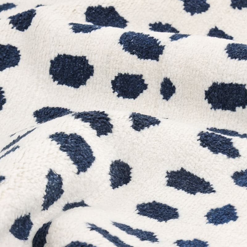 Overton Handmade Boho Animal Print Area Rug