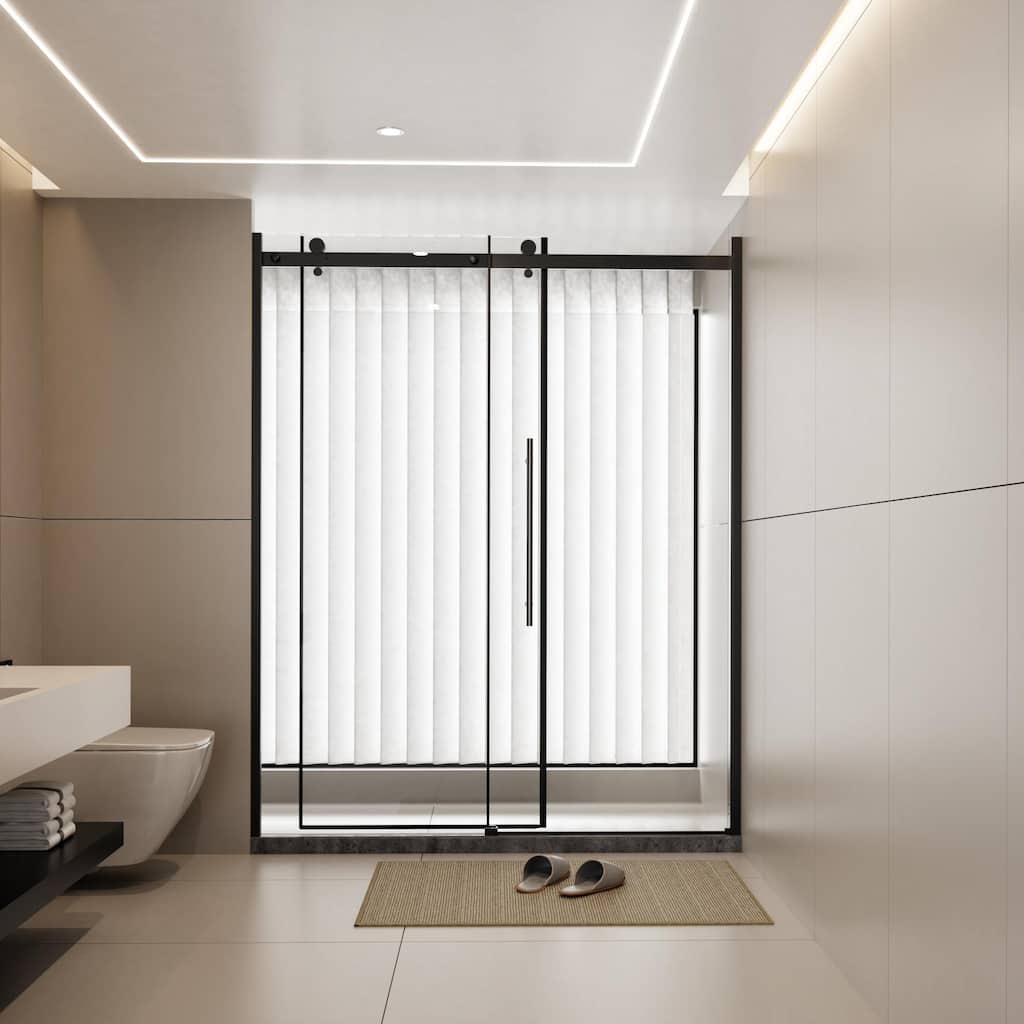 Frameless Shower Door Single Sliding