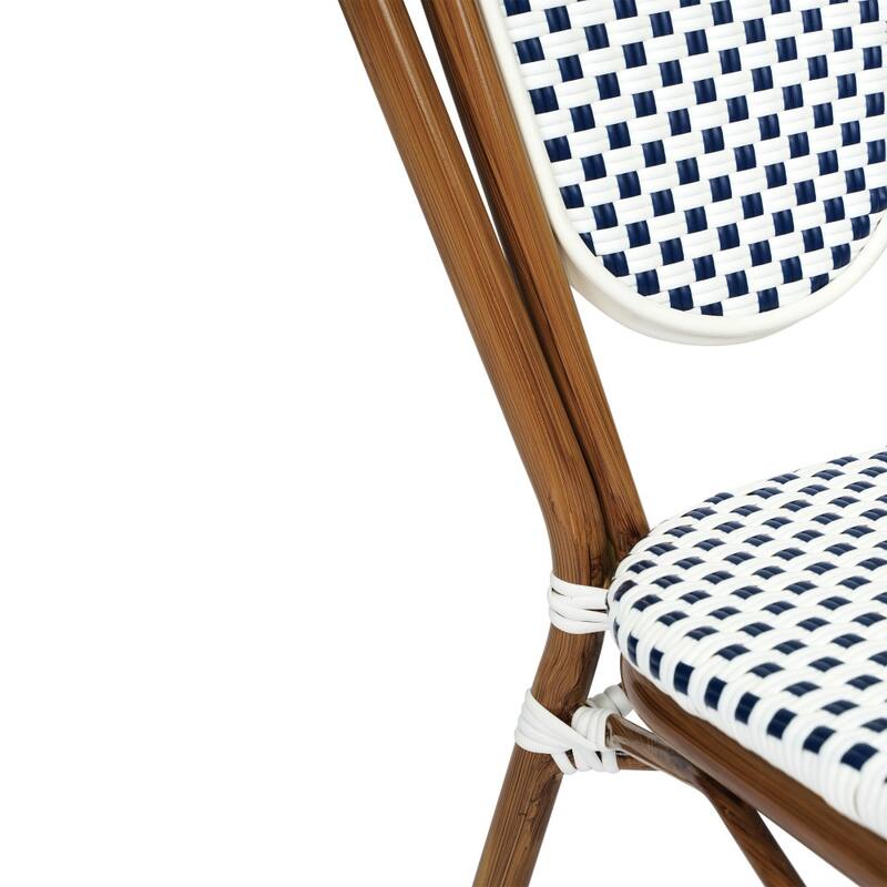 Stacking Bistro Chairs with Metal Frames
