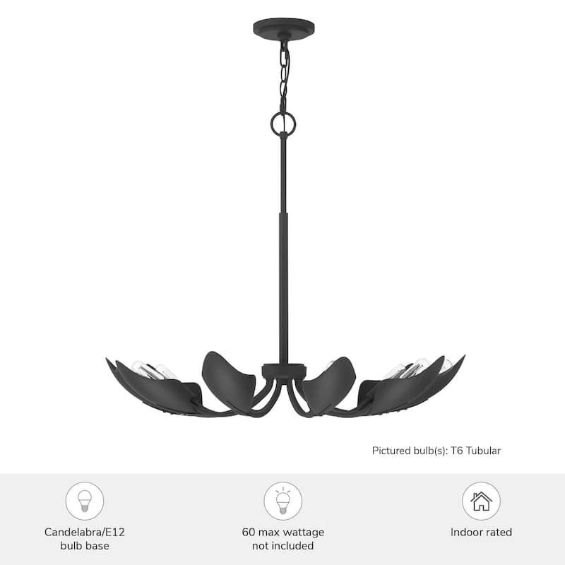 Hunter Juneway 10 Light Chandelier – Transitional, Modern/Contemporary – Dining Room, Living Room, Bedroom, Entry
