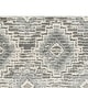 Ari 5 x 7 Modern Area Rug, Diamond Pattern, Soft Fabric, Cream, Gray ...