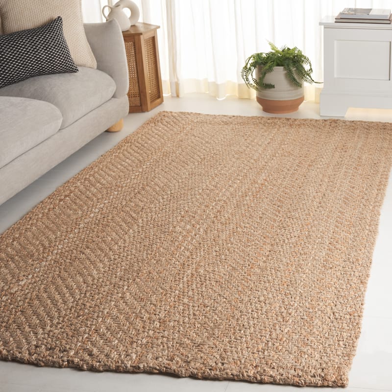 SAFAVIEH Handmade Natural Fiber Kaat Jute Rug - 5' x 8' - Natural