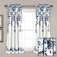 preview thumbnail 95 of 95, Porch & Den Elcaro Floral Room Darkening Curtain Panel Pair