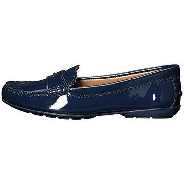 Shop Coach Womens Odette Leather Almond Toe Loafers Overstock