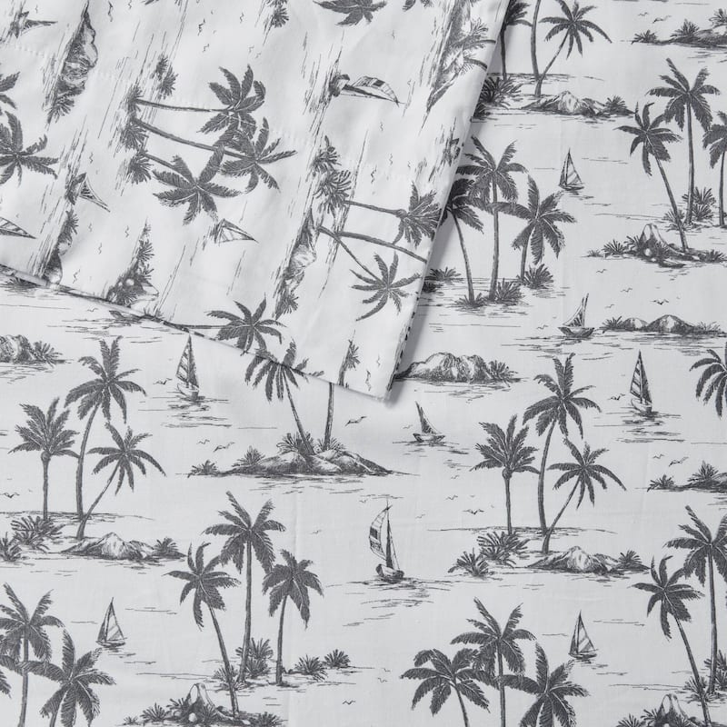 Madison Park Essentials 200 Thread Count Printed Cotton Sheet Set