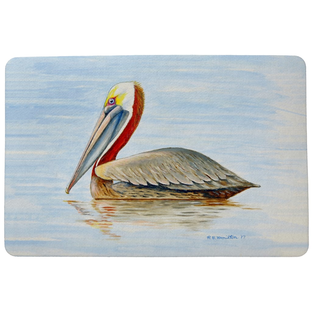 Summer Pelican Doormat 18x26