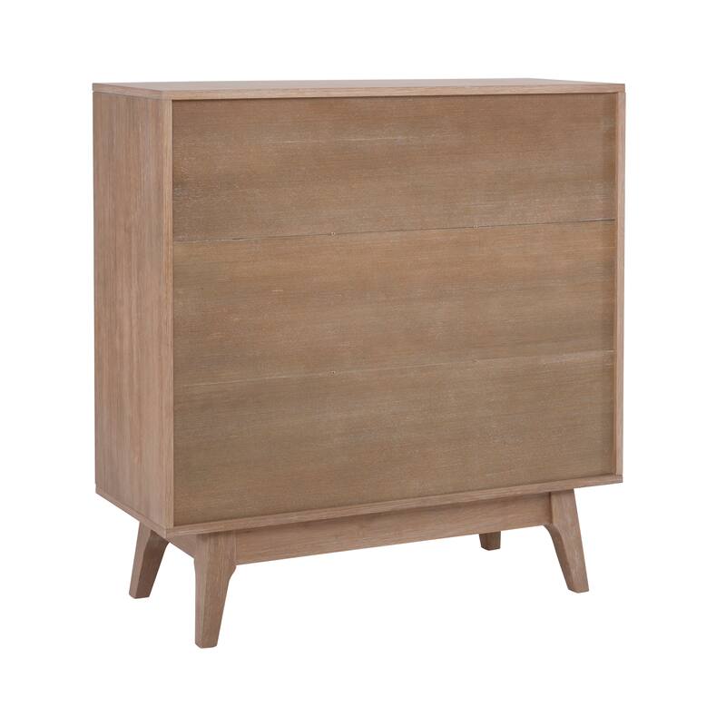 Whitney Wood Bookcase with Sliding Doors