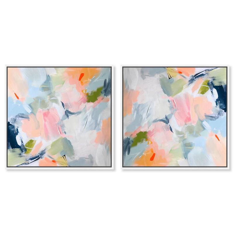 Glistening Stillness II Canvas by Art Remedy - 20" x 30" - Silver