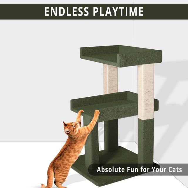 Lulu Large Cat Tree Tower, Multi-Level Kitten Tower