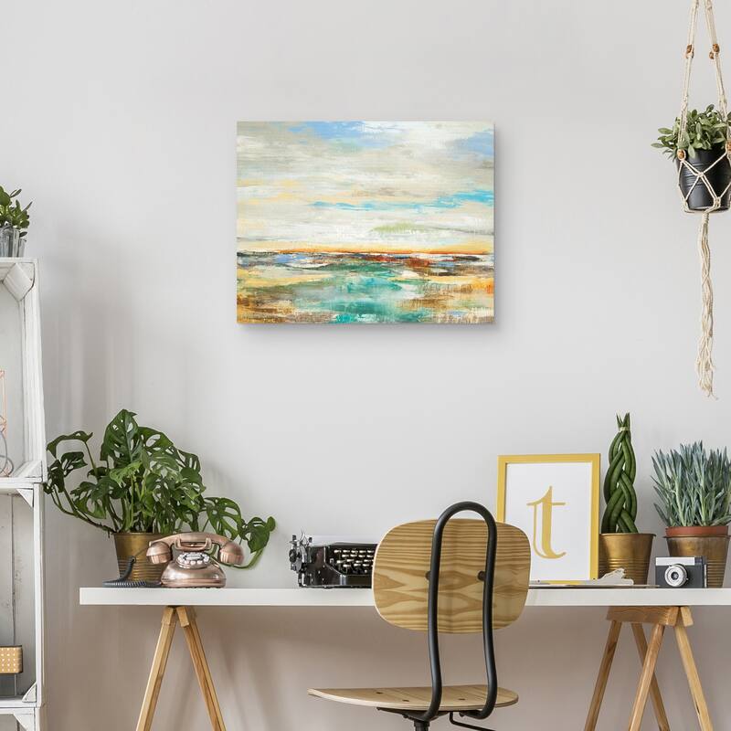 Shore Break by Liz Jardine Canvas Art Print