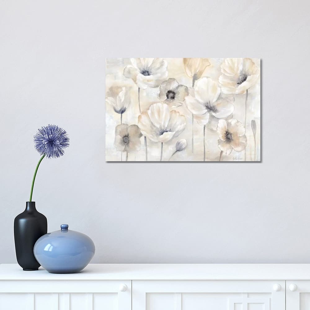 iCanvas "Gray Poppy Garden Landscape" by Cynthia Coulter Canvas Print
