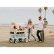 preview thumbnail 2 of 5, WonderFold Volkswagon Bus Quad Stroller Wagon