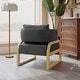 preview thumbnail 33 of 35, Corvus Danzig Teddy Fabric 1-Piece Accent Chair
