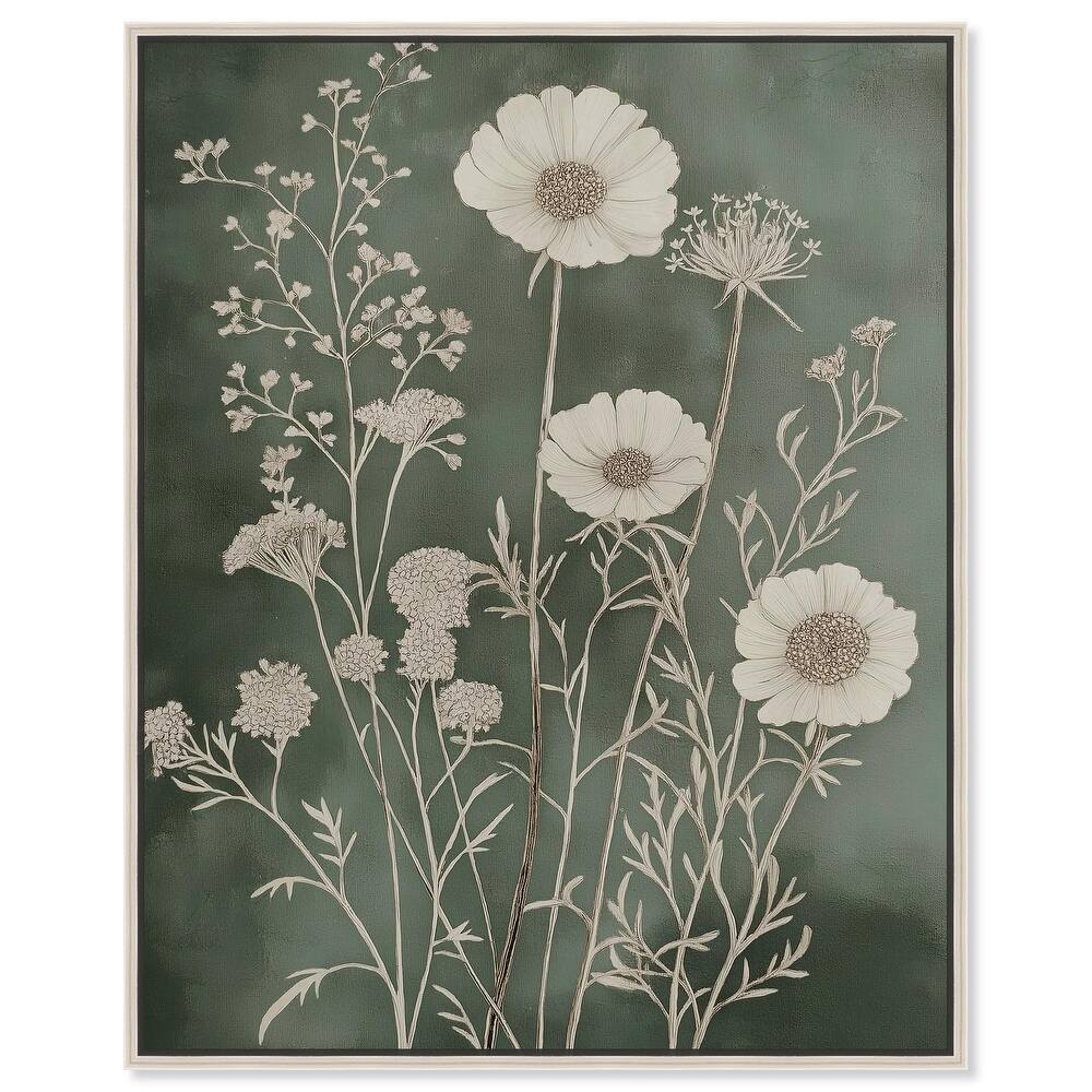 Airy Green Garden Canvas by Art Remedy