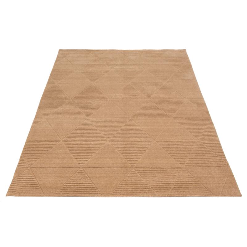 Kashkuli Gabbeh Tan Rug 6'7" x 9'4" - 6'7 x 9'4