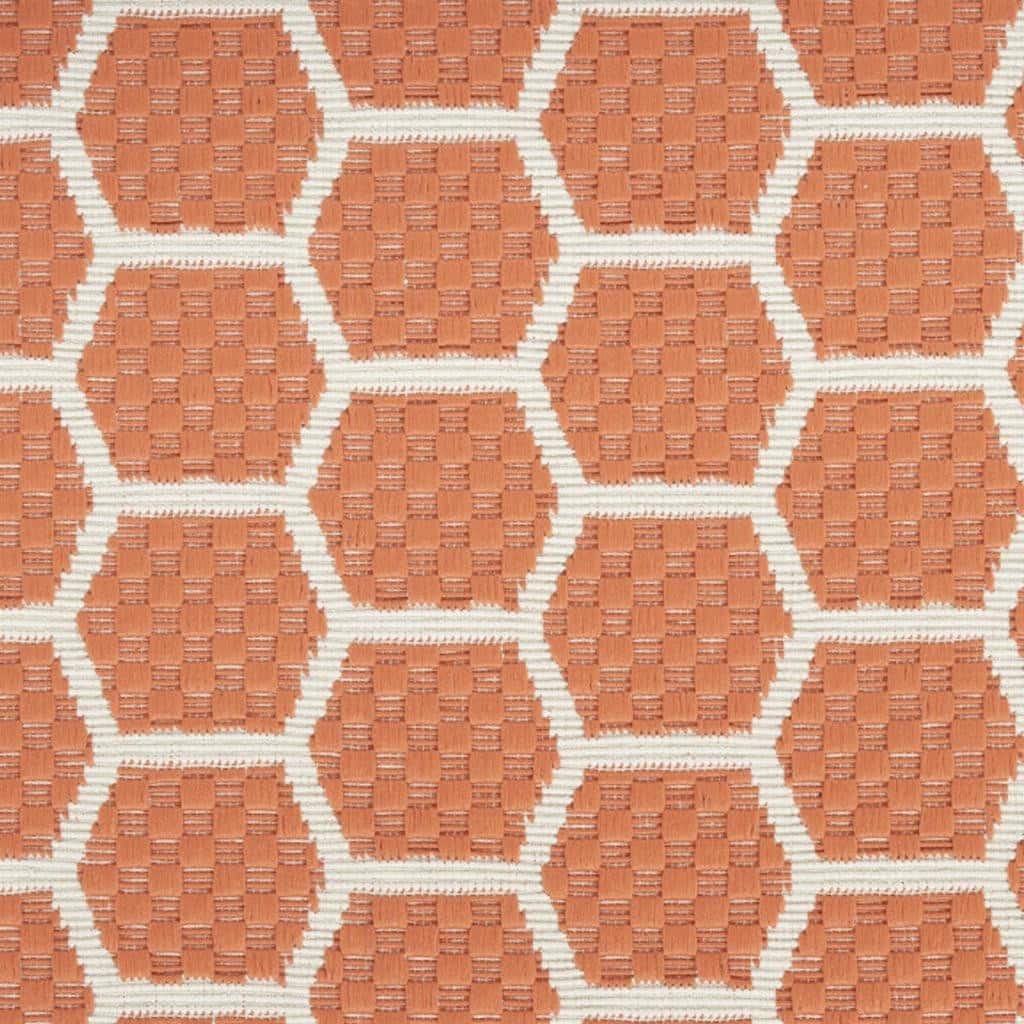 HomeRoots Geometric Modern Runner Outdoor Rug - 12' Runner