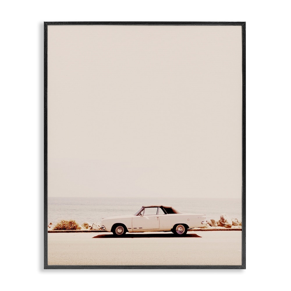 Stupell California Dreaming Antique Car Framed Giclee Art Design By Gemma Bardot