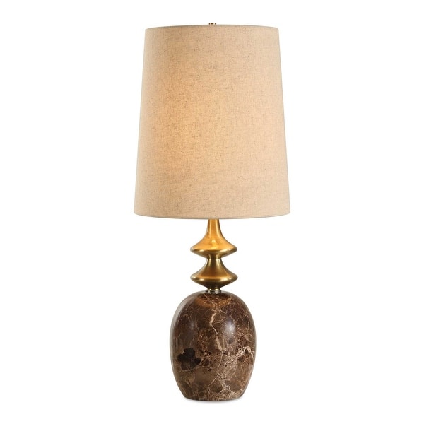 slide 2 of 6, Uttermost Percy Brown Marble Buffet Lamp