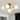 Modern Entry 5-Light Opal Glass Accents Semi-flush Mount