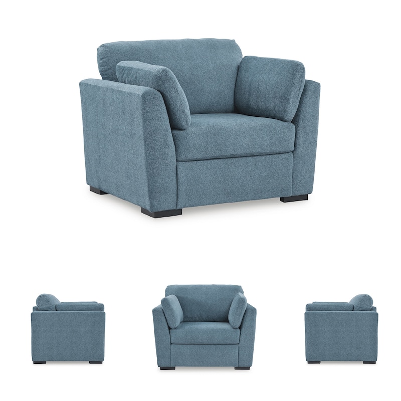 Signature Design by Ashley Keerwick Blue Oversized Chair - 48" W x 41" D x 39" H