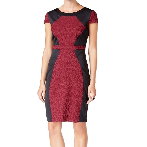 dark red women's dress