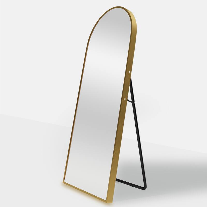 Aluminum Alloy Fine Edge Right Angle Full Length Mirror