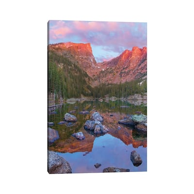 iCanvas "Hallett Peak, Dream Lake, Rocky Mountain National Park, Colorado" by Tim Fitzharris Canvas Print