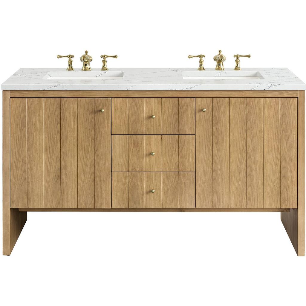 James Martin Vanities 435-V60D-FENC Hudson 60" Free Standing Double