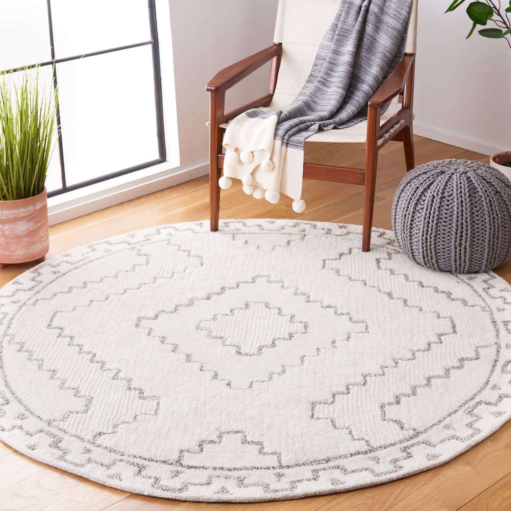 SAFAVIEH Handmade Casablanca Shag Kika Wool Rug