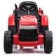 preview thumbnail 13 of 46, 12V Kids Ride-On Tractor Car with Trailer & LED Lights - Fun Farming Adventure Red