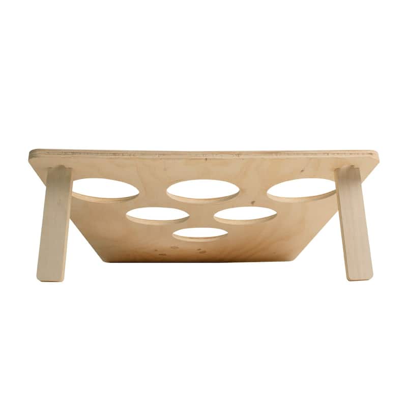 Modern Light Wood Cornhole Pong Game