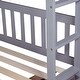 preview thumbnail 21 of 20, Elegance Full over Full Wood Bunk Bed with Convertible into 2 Full Beds with 2 Drawers, Ladder and Safety Guardrails