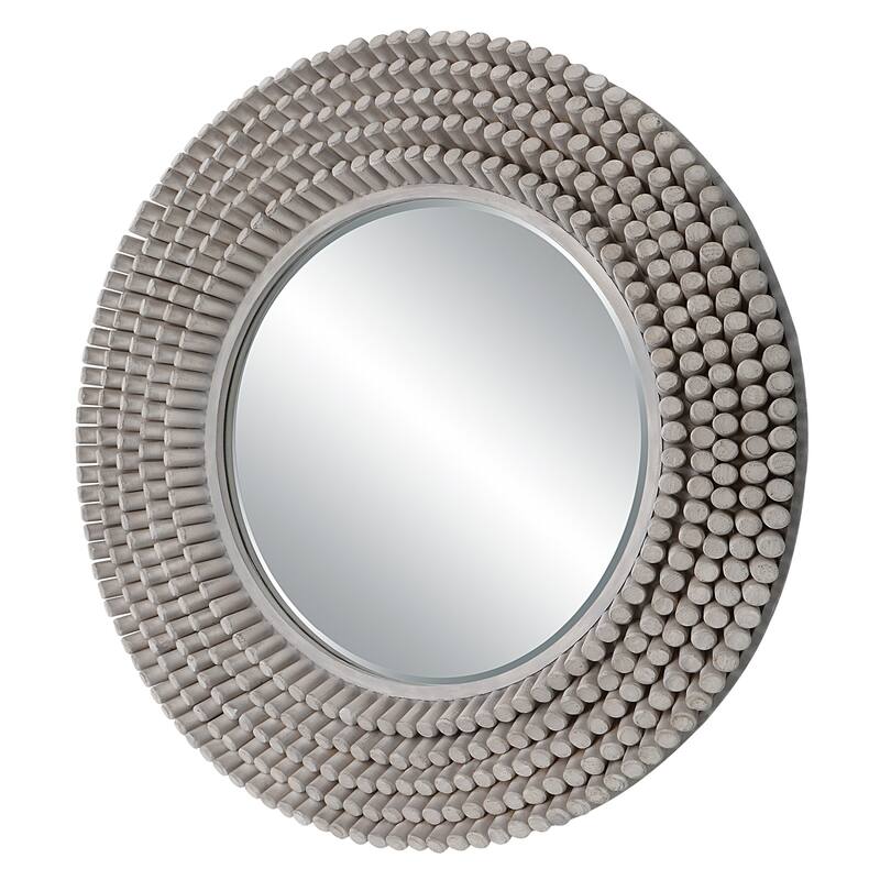 Uttermost 09873 Portside 39-3/4" Diameter Circular Framed Bathroom