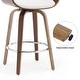 preview thumbnail 49 of 186, 26"/29" Faux Leather Swivel Bar Stools, Wood Counter Stool