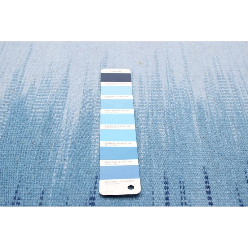 ECARPETGALLERY Flat-Weave Ankara FW Light Blue Wool Kilim - 5'2 x 8'1