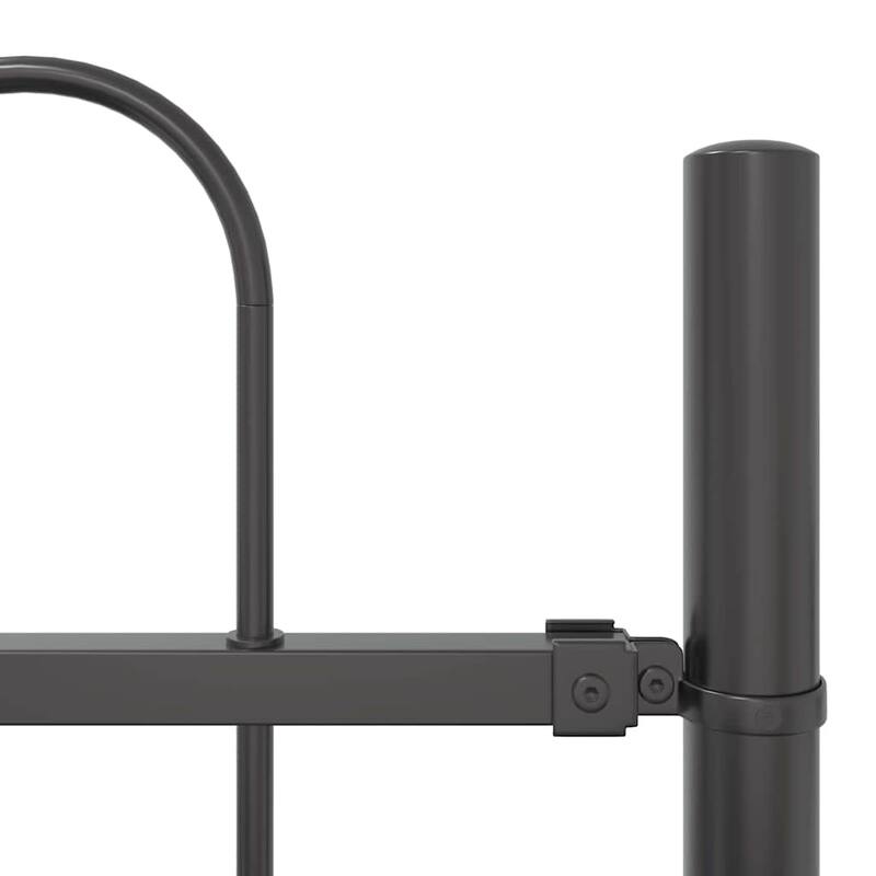 vidaXL Garden Fence Grey Powder-coated Steel