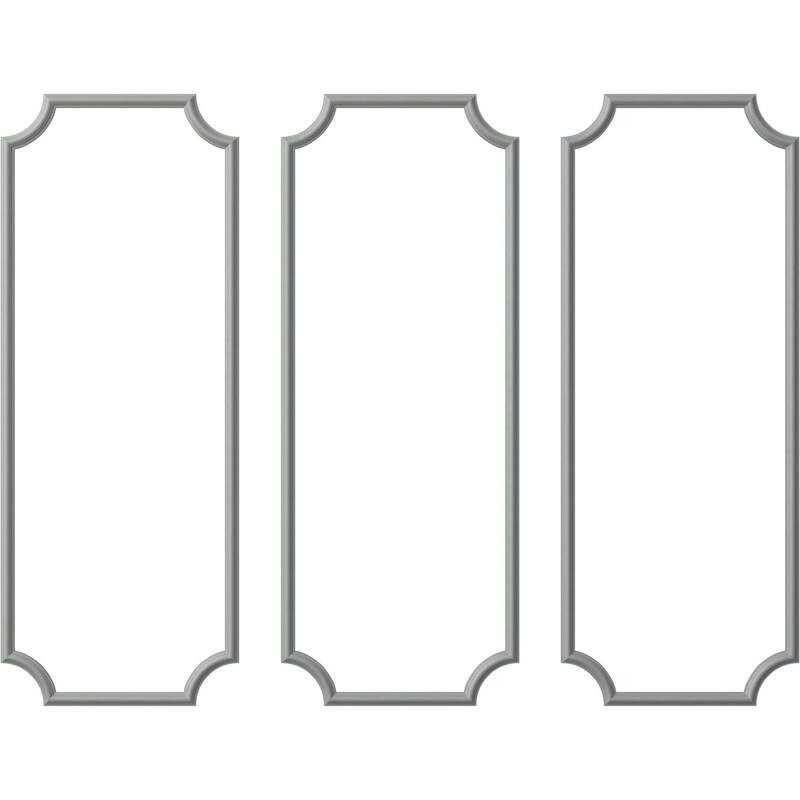 Ashford Smooth Panel Moulding Kit - 28"W x 72"H - Triple Pack