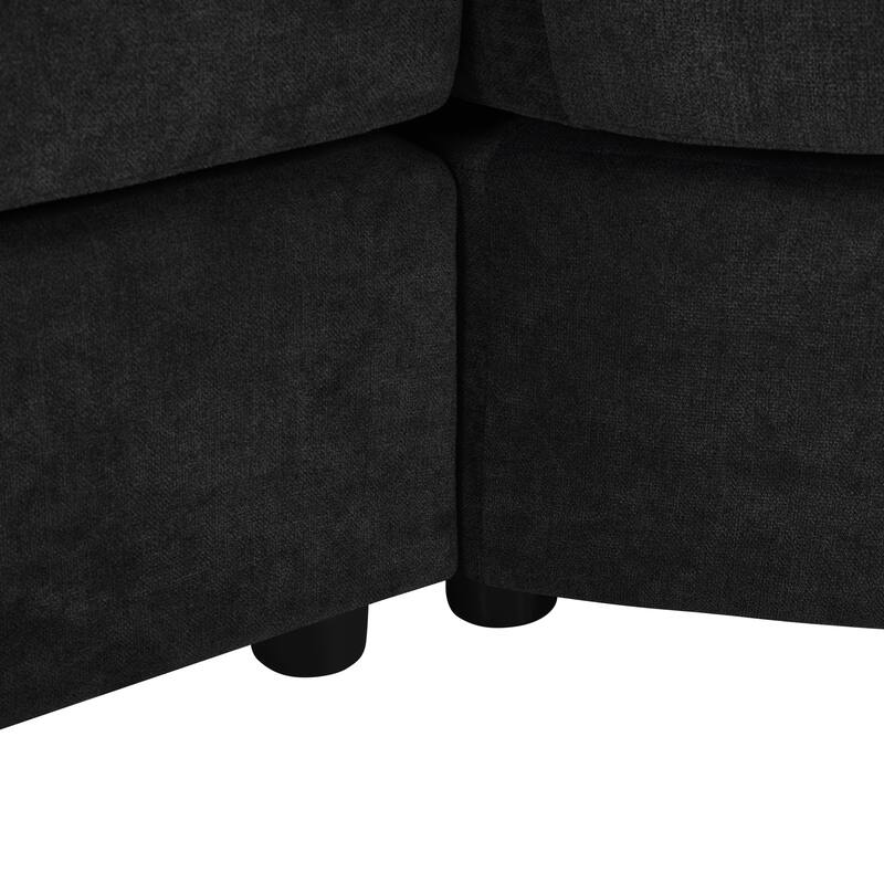 Christopher Knight Home - Xanthippe 3 Seater Upholstered Curved Design Sofa with Throw Pillow