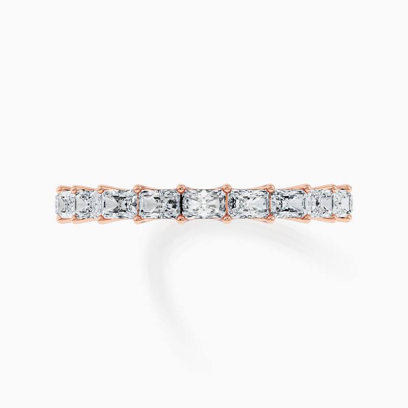 Auriya 14k Gold Radiant East-West Lab Grown Diamond Half Eternity Band 1.10 - 3.75 ct. tw. (F-G, VS)